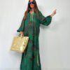 Trey Model Green Luxury Dress.