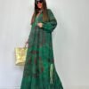 Trey Model Green Luxury Dress.