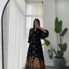Women's Leaf Patterned Dress