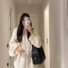 Oversized Cable Knit Dress for Women