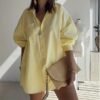 The Relaxed Single Pocket blouse
