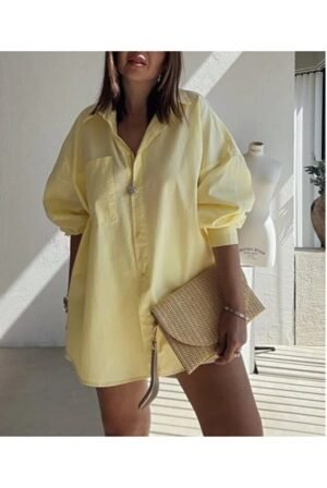 The Relaxed Single Pocket blouse