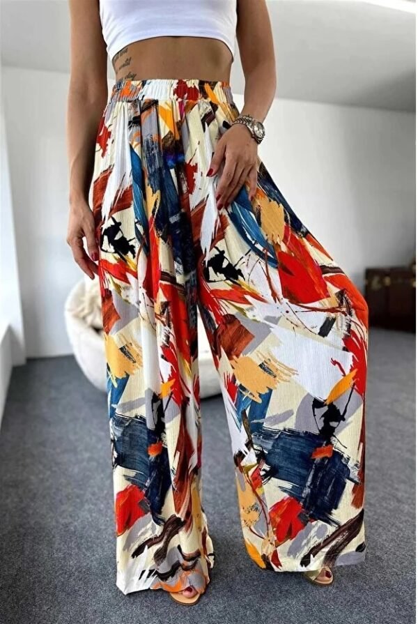 Viscose Fabric Waisted Rubber Design Pattern