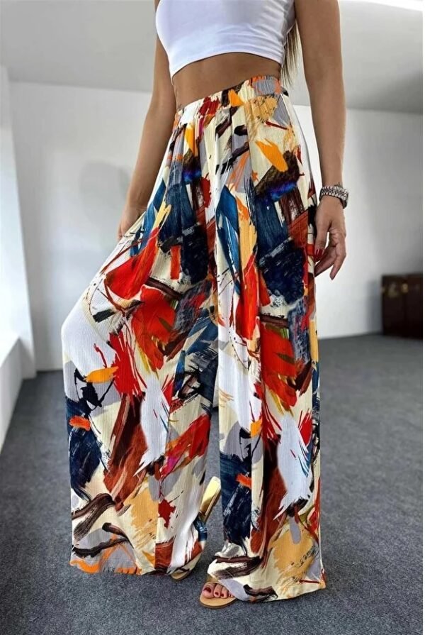 Viscose Fabric Waisted Rubber Design Pattern