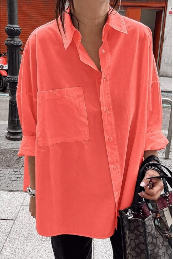 Loose Fit Long Sleeve Shirt