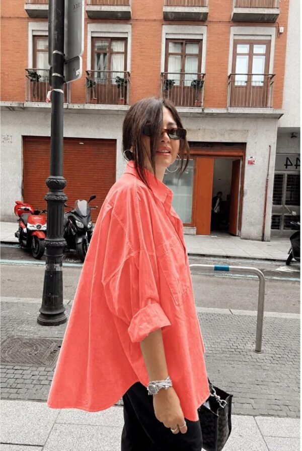 Loose Fit Long Sleeve Shirt