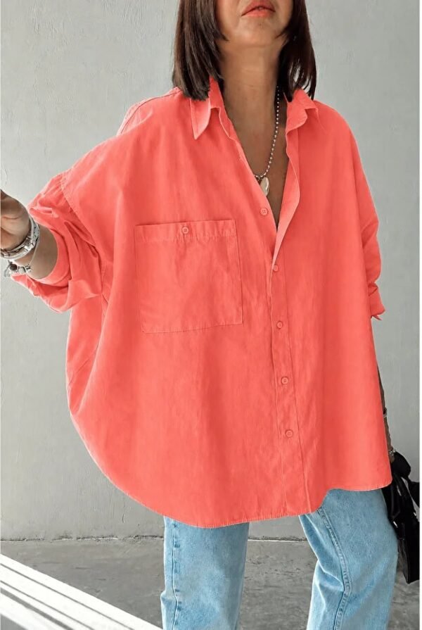 Loose Fit Long Sleeve Shirt