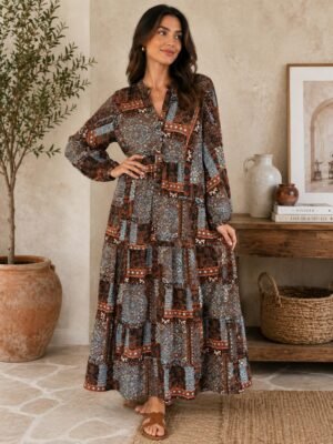 J Special ethnic pattern dress