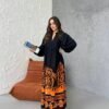 Casual Black Maxi Dress
