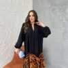 Casual Black Maxi Dress
