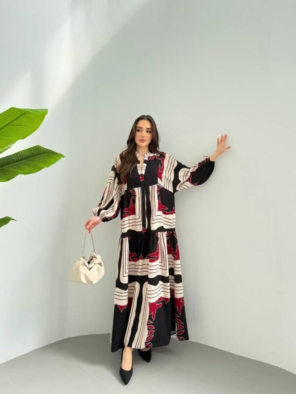 Modern Printed Dress