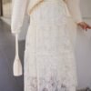 Floral Lace Maxi Skirt