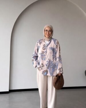 Casual Patterned Blouse