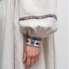 Colorful Ethnic Embroidered Linen Dress