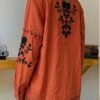 Women's V-Neck Embroidered Blouse