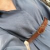 Elegant Belted Collared Maxi Dress
