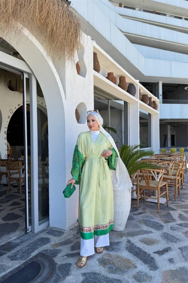 Elegant Belted Kimono Cardigan