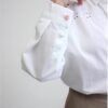White shirt with details of festo