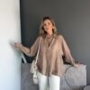 BIG BUTTON OVERSIZED SHIRT