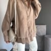 BIG BUTTON OVERSIZED SHIRT