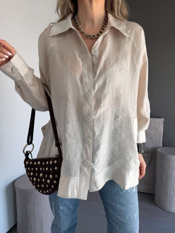 OVERSIZED SHIRT WITH POCKETS