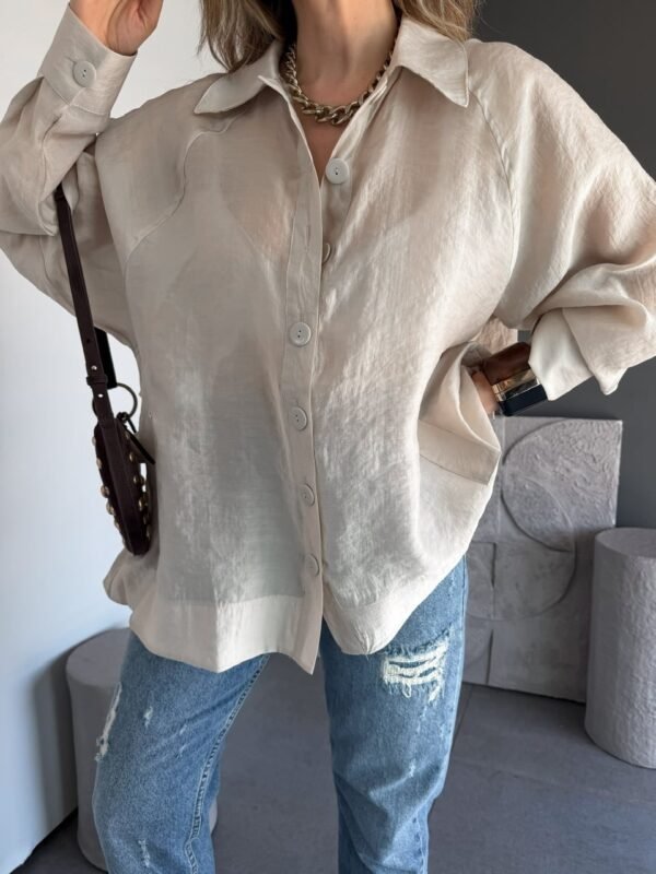 OVERSIZED SHIRT WITH POCKETS