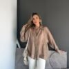 BIG BUTTON OVERSIZED SHIRT